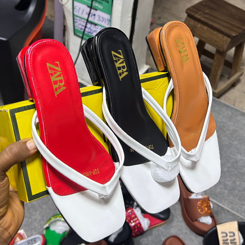 New 45 Zara Ladies Slide Slippers - Image 1