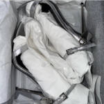 TOM FORD Laminated Nappa Leather Padlock Pointy Naked Sandals - Image 2